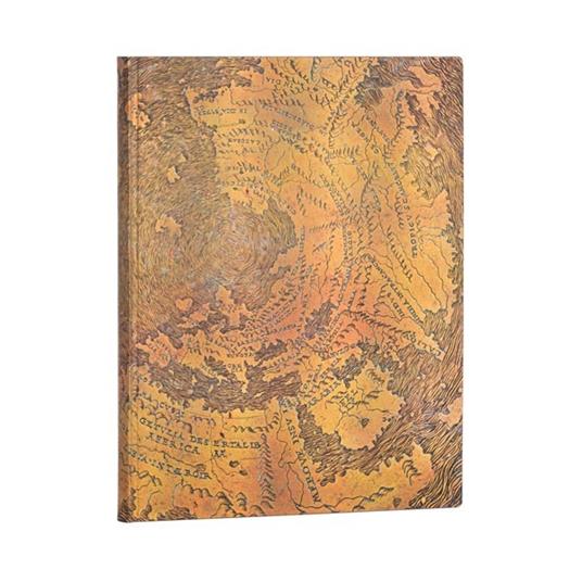 Taccuino Paperblanks copertina morbida Ultra a righe Globo di Hunt-Lenox - 18 x 23 cm - 3