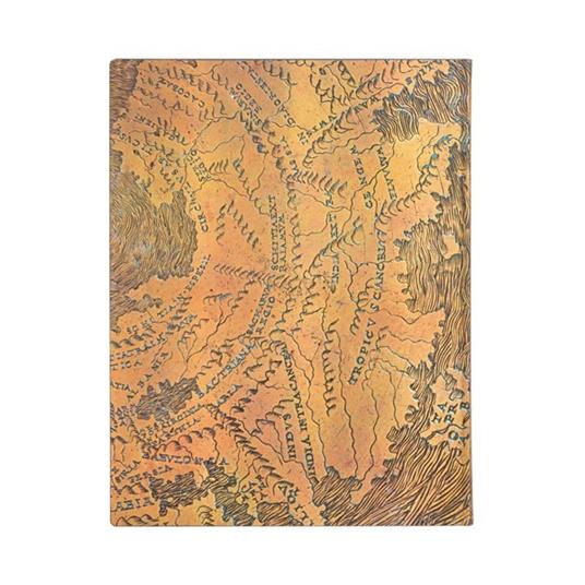 Taccuino Paperblanks copertina morbida Ultra a righe Globo di Hunt-Lenox - 18 x 23 cm - 4