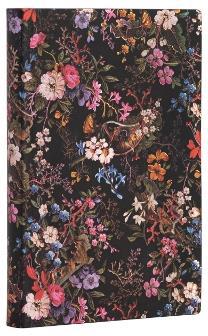 Taccuino Paperblanks copertina morbida Mini a righe Floralia - 95 × 14 cm