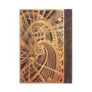 Taccuino Paperblanks, New York Déco, Spirale del Chanin Building, Midi, A righe - 13 x 18 cm - 3