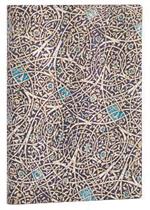 Taccuino Flexi Paperblanks, Mosaico Moresco, Turchese Granada, Midi, A righe - 13 x 18 cm