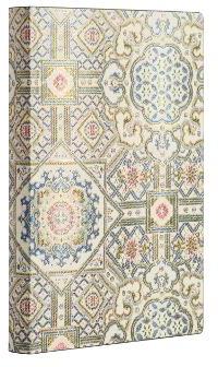 Paperblanks Taccuino flexi a copertina morbida, Mini, Righe, Tessuti Sacri Tibetani, Ashta - 9,5 x 14 cm