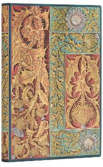 Paperblanks Taccuino flexi a copertina morbida, Ultra, Righe, Vox Botanica, Cardo Selvatico - 18 x 23 cm