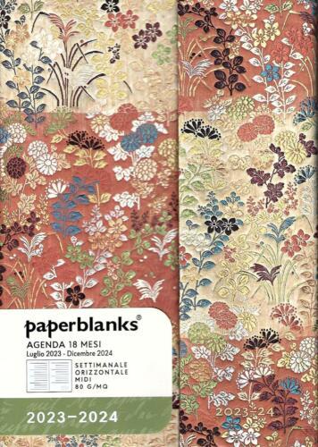 Agenda 2024 PAPERBLANKS (Flexis) Kimono Japonais - Mini - 95×140mm