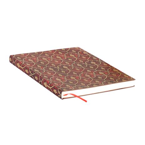 Agenda flexi a copertina morbida, Midi, Velluto Rosso, Velluto Rosso, Righe - 3