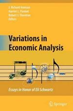 Variations in Economic Analysis: Essays in Honor of Eli Schwartz