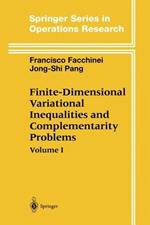 Finite-Dimensional Variational Inequalities and Complementarity Problems