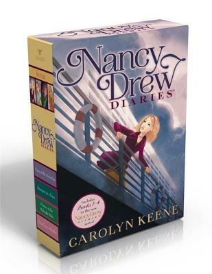 Nancy Drew Diaries (Boxed Set): Curse of the Arctic Star; Strangers on a Train; Mystery of the Midnight Rider; Once Upon a Thriller - Carolyn Keene - cover