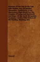 Memoirs Of The Life Of The Late John Mytton, Esq., Of Halston, Shropshire, Formerly M. P. For Shrewsbury, High Sheriff For The Counties Of Salop And Merioneth And Major Of The North Shropshire Yeomanry Cavalry; With Notices Of His Hunting, Shooting, Driv - Nimrod - cover
