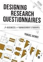 Designing Research Questionnaires for Business and Management Students - Yuksel Ekinci - cover