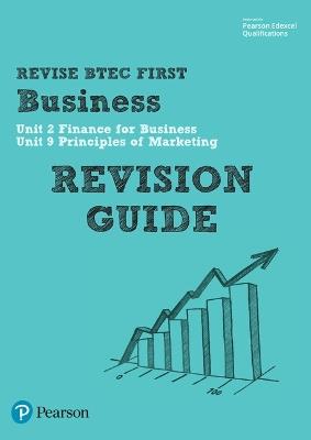 Pearson REVISE BTEC First in Business Revision Guide - for 2025 and 2026 exams - cover