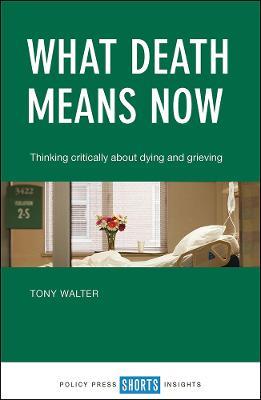 What Death Means Now: Thinking Critically about Dying and Grieving - Tony Walter - cover
