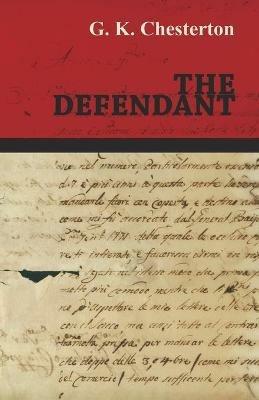 The Defendant - G. K. Chesterton - cover