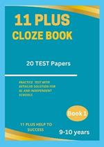 11 Plus Cloze Book: Age 8 and onwards