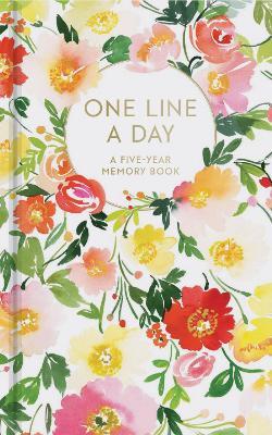 Floral One Line a Day: A Five-Year Memory Book - cover