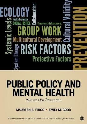 Public Policy and Mental Health: Avenues for Prevention - cover