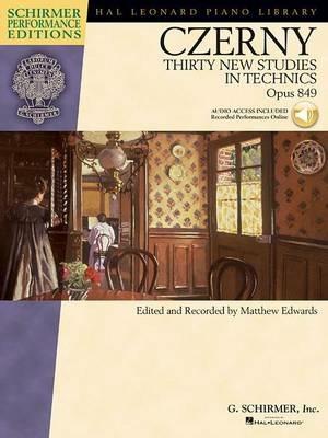 Thirty New Studies In Technics Op.849 - Hal Leonard Publishing Corporation - cover