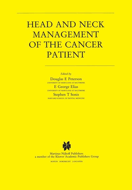 Head and Neck Management of the Cancer Patient