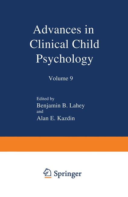 Advances in Clinical Child Psychology