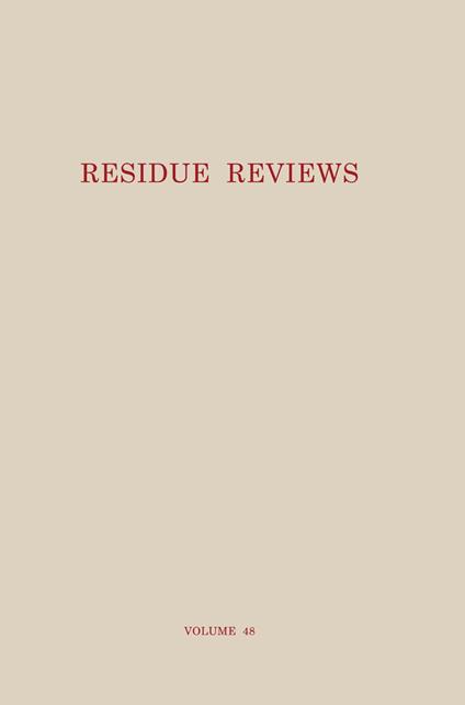 Residue Reviews