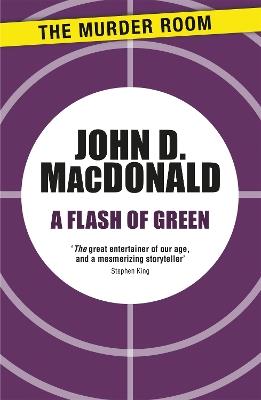 A Flash of Green - John D. MacDonald - cover