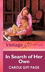 In Search Of Her Own (Mills & Boon Vintage Love Inspired)