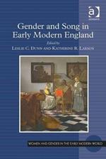 Gender and Song in Early Modern England