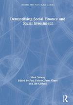 Demystifying Social Finance and Social Investment