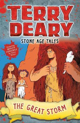 Stone Age Tales: The Great Storm - Terry Deary - cover