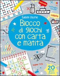 Blocco di giochi con carta e matita. Ediz. illustrata - Simon Tudhope,Sam Taplin,Marc Maynard - copertina