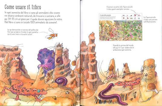 1001 animaletti da trovare. Ediz. a colori - Emma Helbrough,Susanna Davidson - 2