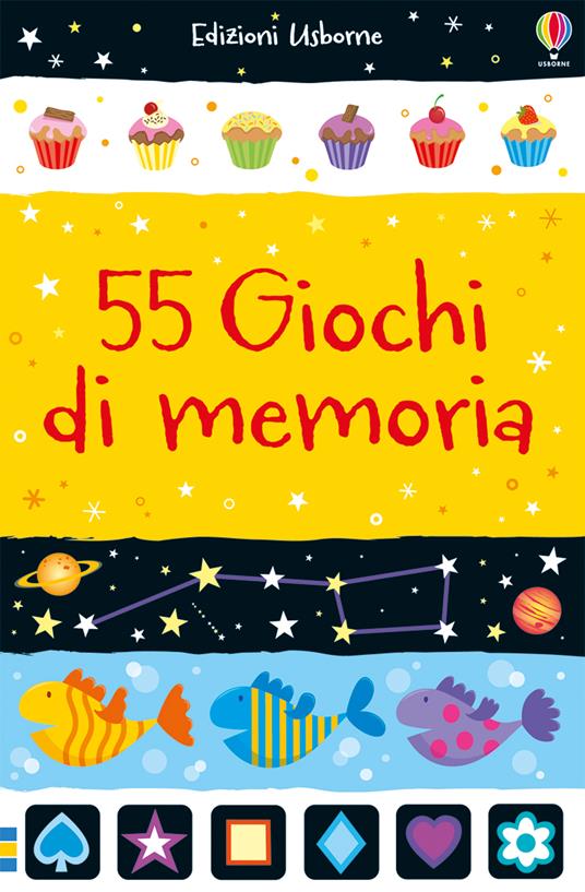 55 giochi di memoria. Ediz. a colori - Sarah Khan - copertina