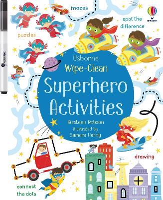 Wipe-Clean Superhero Activities - Kirsteen Robson - cover