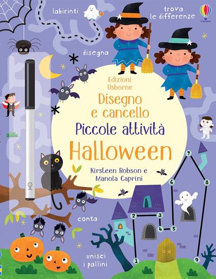 Halloween. Piccole attività. Disegno e cancello. Ediz. a colori. Con gadget - Kirsteen Robson - copertina