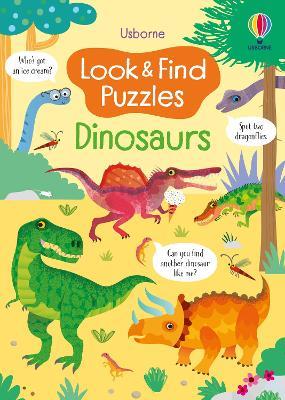 Look and Find Puzzles Dinosaurs - Kirsteen Robson - cover