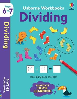 Usborne Workbooks Dividing 6-7 - Holly Bathie - cover