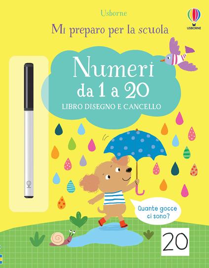 Numeri da 1 a 20. Ediz. a colori. Con pennarello - Jessica Greenwell - copertina