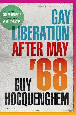 Gay Liberation after May '68 - Guy Hocquenghem - cover