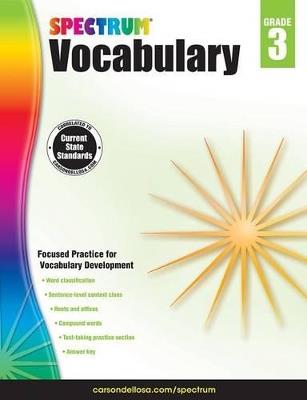 Spectrum Vocabulary, Grade 3: Volume 86 - Spectrum - cover