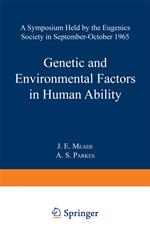 Genetic and Environmental Factors in Human Ability