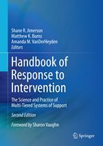 Handbook of Response to Intervention