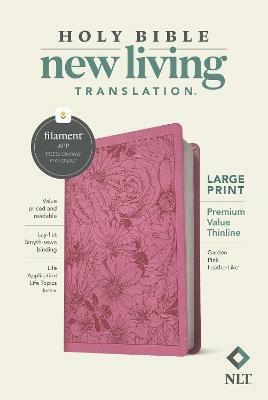 NLT Large Print Premium Value Thinline Bible, Filament - Tyndale - cover