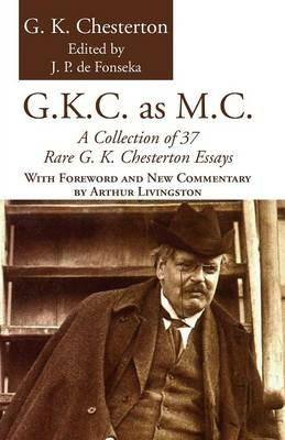 G.K.C. as M.C. - G K Chesterton - cover
