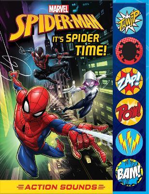 Marvel Spider-Man: It's Spider Time! Action Sounds Sound Book - PI Kids - cover