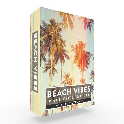 Beach Vibes Wall Collage Kit: 60 (4" x 6") Poster Cards - Adams Media - cover