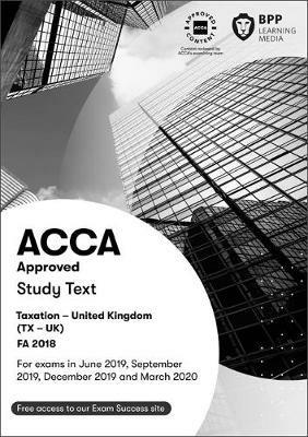 ACCA Taxation FA2018: Study Text - BPP Learning Media - cover