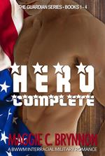 Hero Complete: A BWWM Interracial Military Romance, Books 1-4