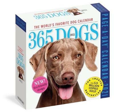 2021 365 Dogs Colour Page-A-Day Calendar - Workman Calendars - cover