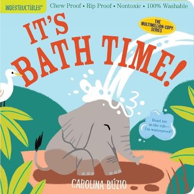 Indestructibles: It's Bath Time!: Chew Proof · Rip Proof · Nontoxic · 100% Washable (Book for Babies, Newborn Books, Safe to Chew) - Amy Pixton - cover