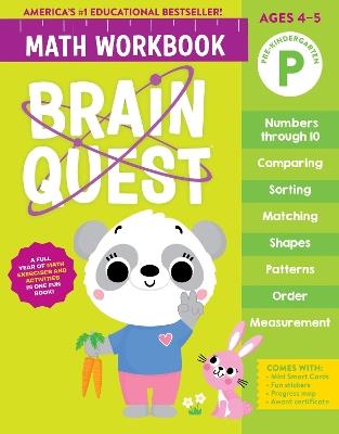 Brain Quest Math Workbook: Pre-Kindergarten - Workman Publishing - cover